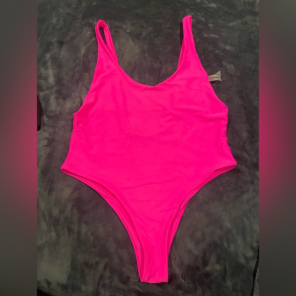 Pink one pice XL swimsuit